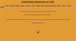Desktop Screenshot of eckschach.de